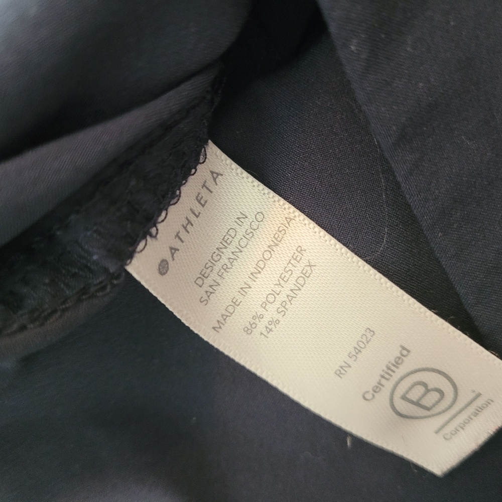 Athleta Navy Blue Pull On Pants Womens Chelsea Utility Jogger Activewear Size 6 - Picture 4 of 6